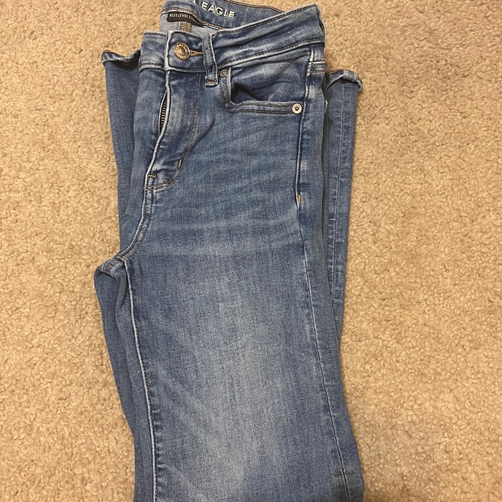 American Eagle next level stretch flared jeans size 00short